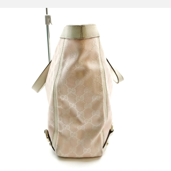 Gucci Tote Bag Pink Canvas - Picture 3 of 12